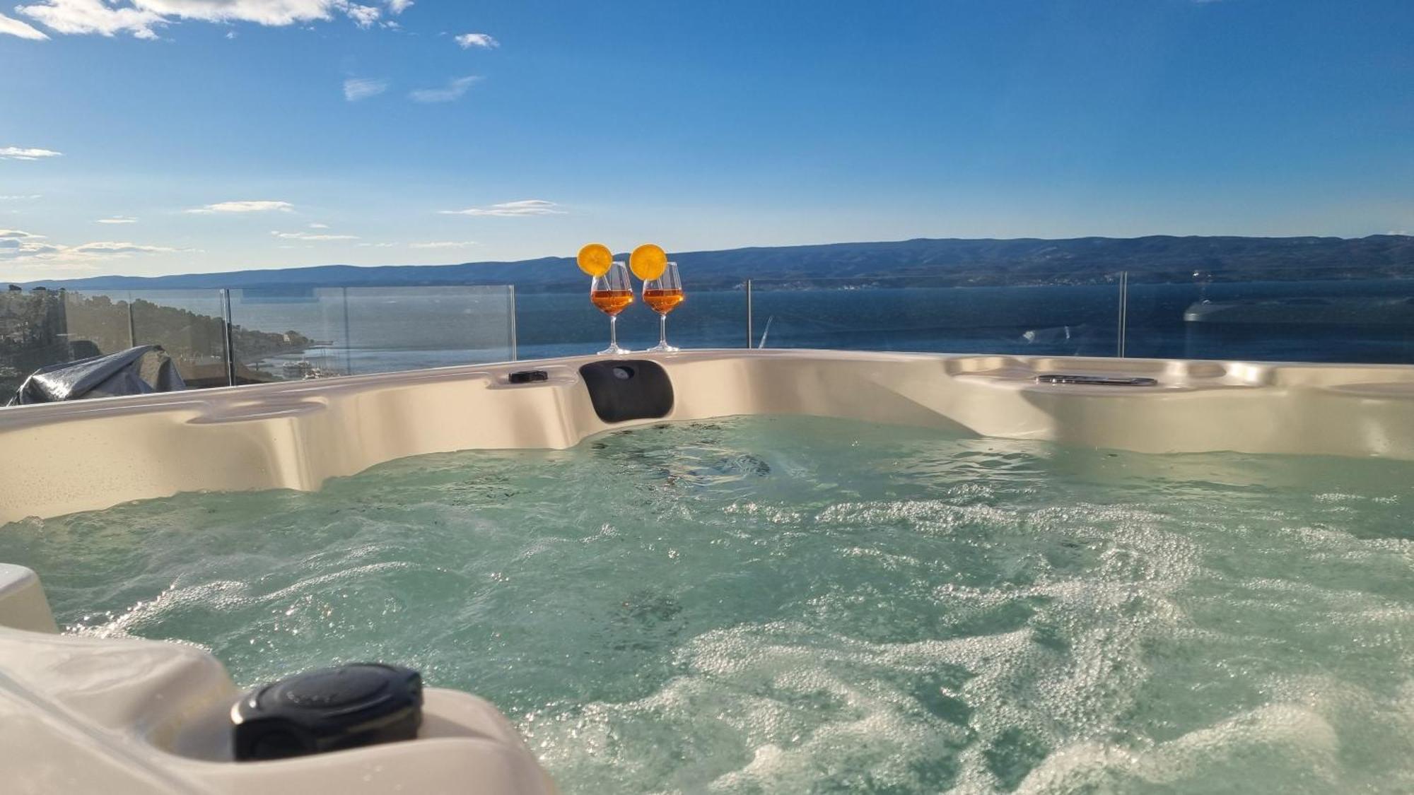 Villa Askana, 3 Bedrooms, 4 Baths, Infinity Pool, Whirlpool, Sea View, Outdoor Kitchen Jesenice  Eksteriør bilde