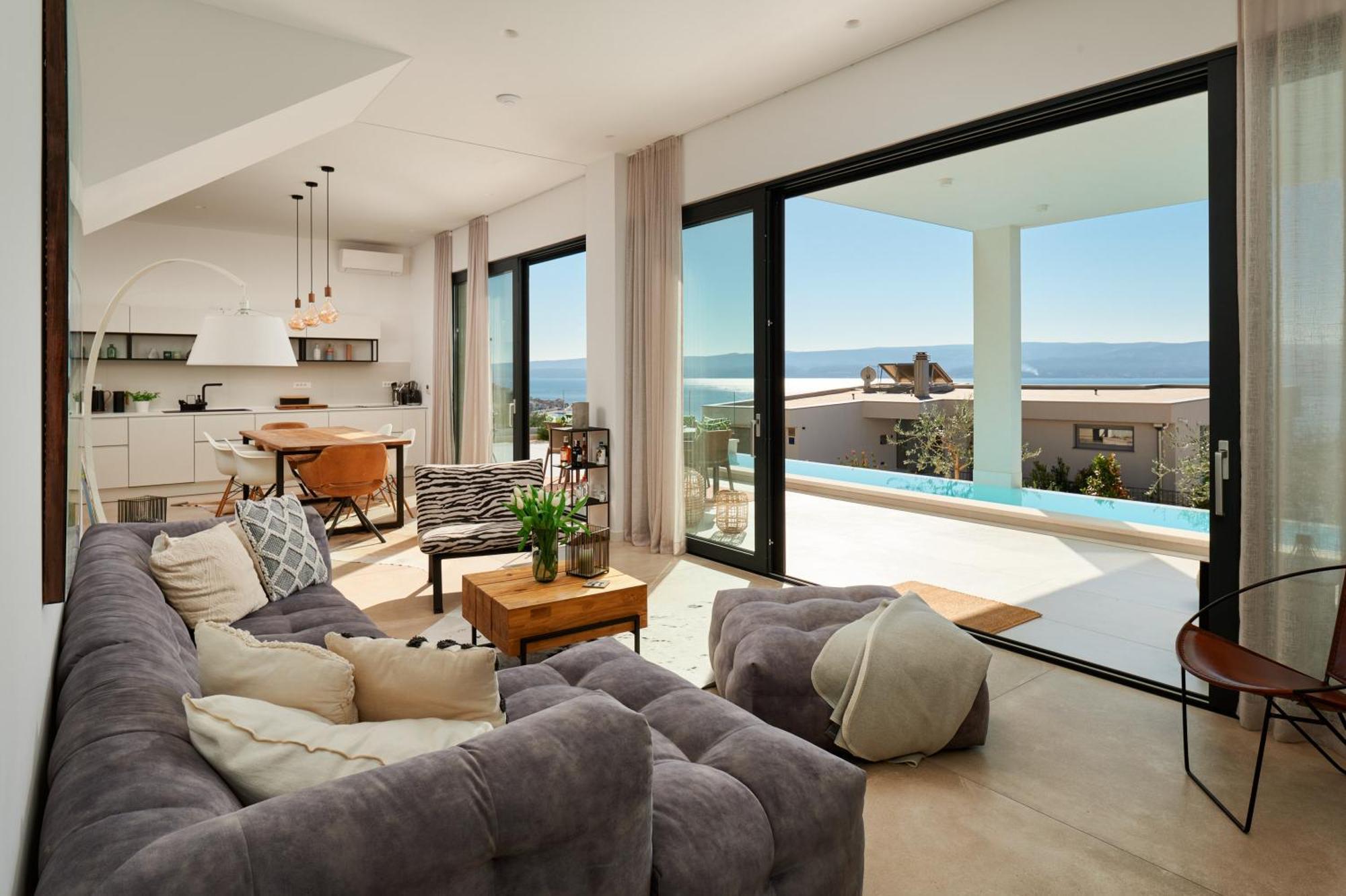 Villa Askana, 3 Bedrooms, 4 Baths, Infinity Pool, Whirlpool, Sea View, Outdoor Kitchen Jesenice  Eksteriør bilde